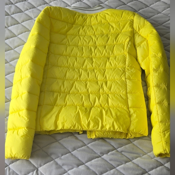 Gaudi Jeans Bright yellow lightweight jacket bomber XS - Picture 3 of 4